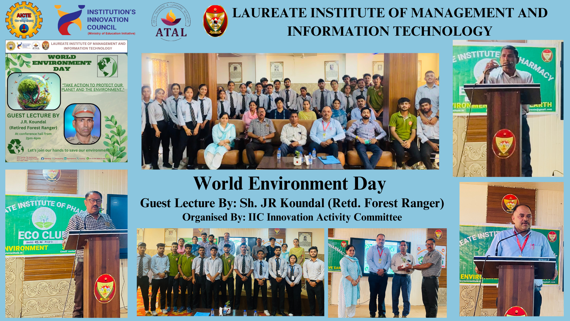 World Environment Day Guest Lecture By Sh. JR Koundal Organised By IIC Innovation Activity Commiitee (1)